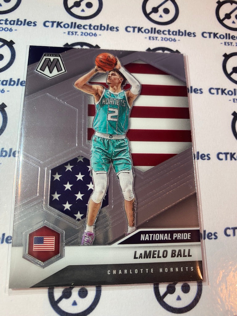 2020-21 NBA Mosaic National Pride Lamelo Ball RC #257