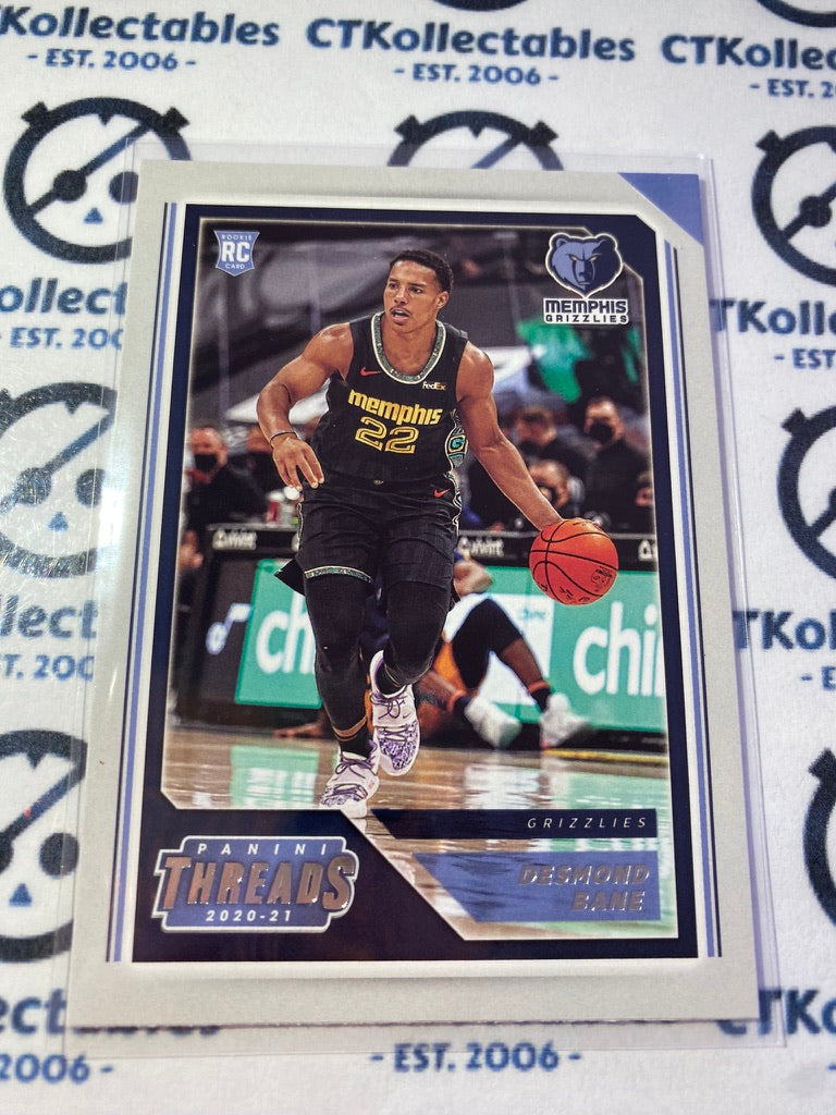 2020-21 NBA Panini Chronicles Threads Desmond Bane Rookie RC #92 Memphis