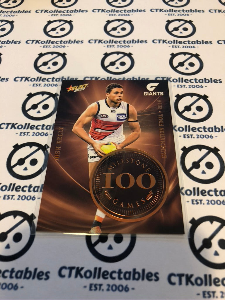 Josh Kelly Milestone 100 games MG40 2019 Afl Footy Stars