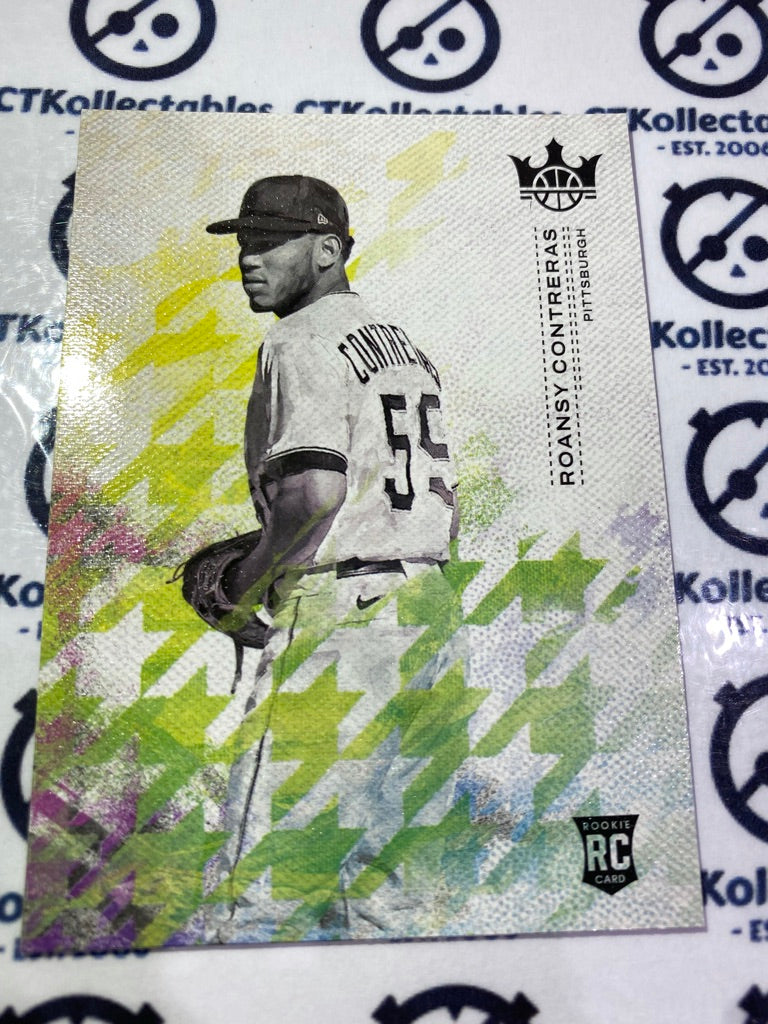 2022 Panini Diamond Kings Baseball Roansy Contreras RC Level III Pittsburgh