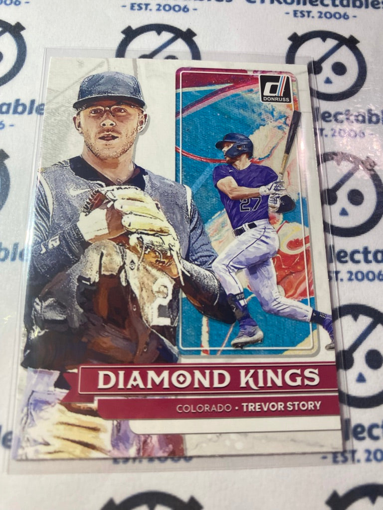 2022 Panini Donruss Baseball Diamond Kings #29 Trevor Story Colorado