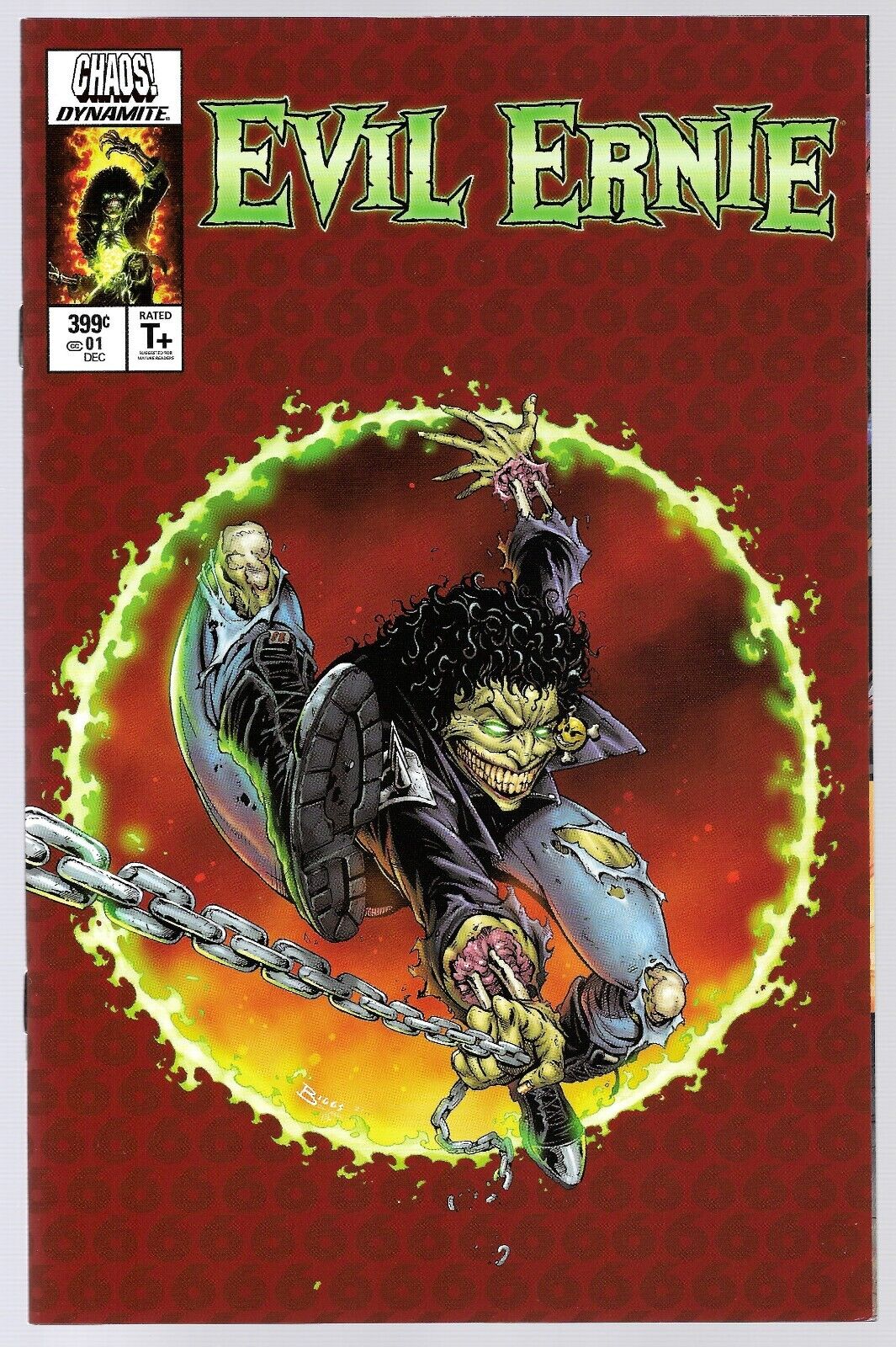 EVIL ERNIE # 01 VARIANT EDITION HOMAGE SPIDER-MAN 300 COVER DYNAMITE / CHAOS COMIC BOOK 2021