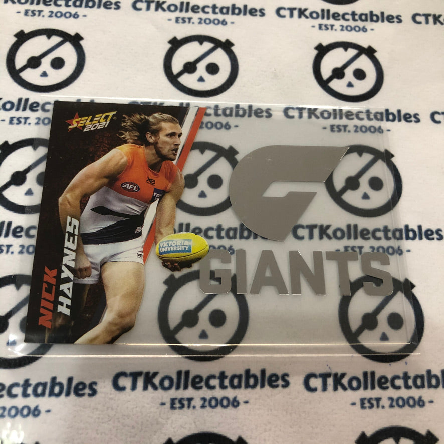 2021 AFL Footy Stars Club Acetate Nick Haynes #CA30 Giants