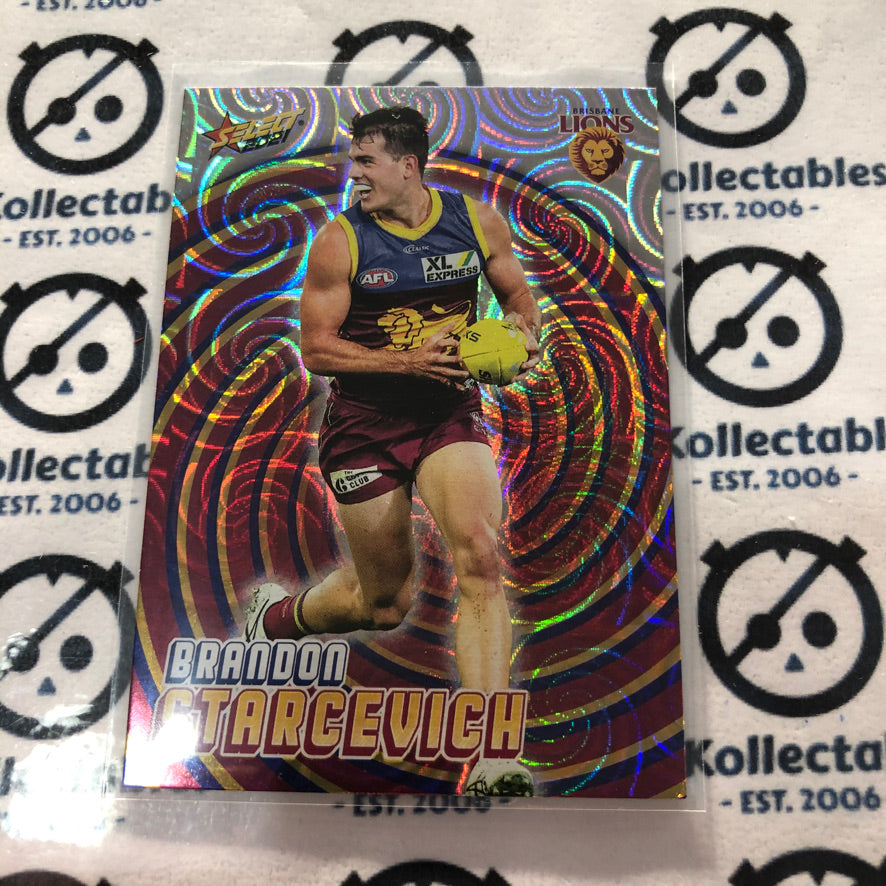 2021 AFL Footy Stars Holographic Foil Brandon Starevich HF16