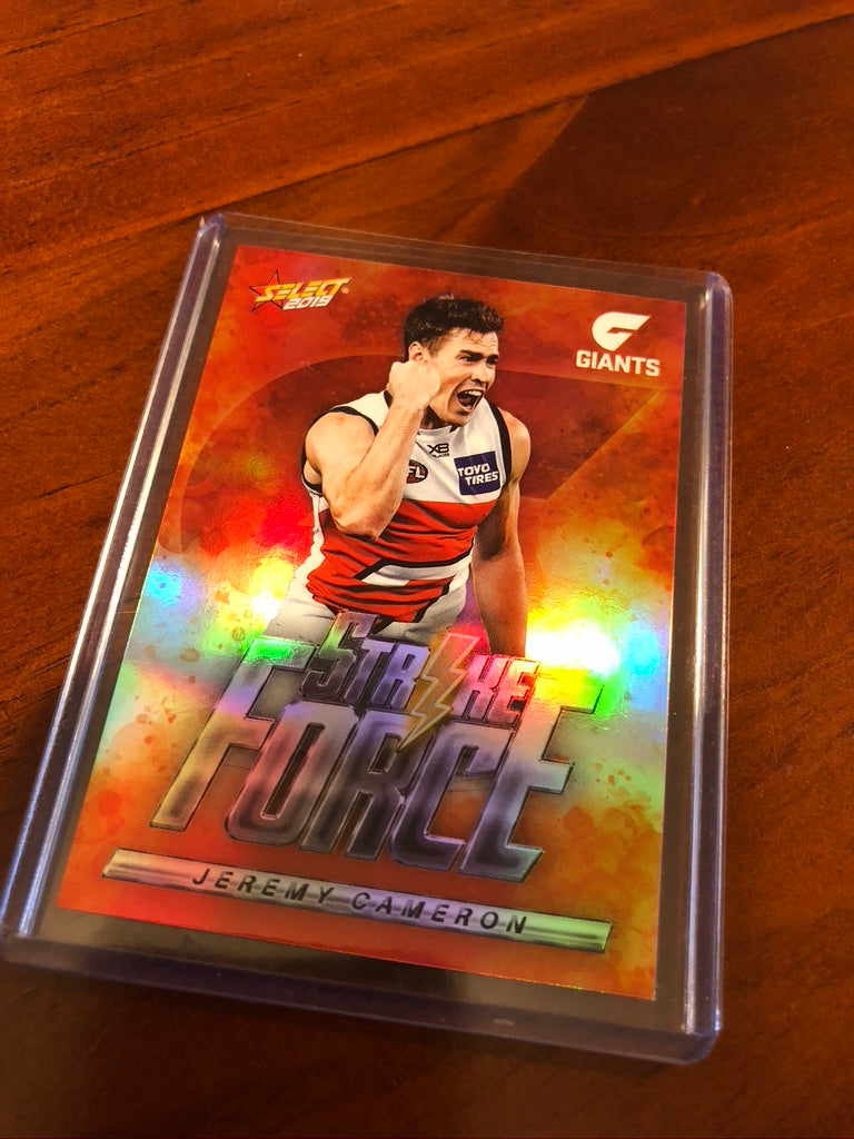 Jeremy Cameron SF22 Strike Force 2019 footy stars