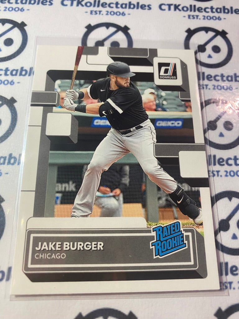 2022 Panini Donruss Baseball Rated Rookie #37 Jake Burger Chicago