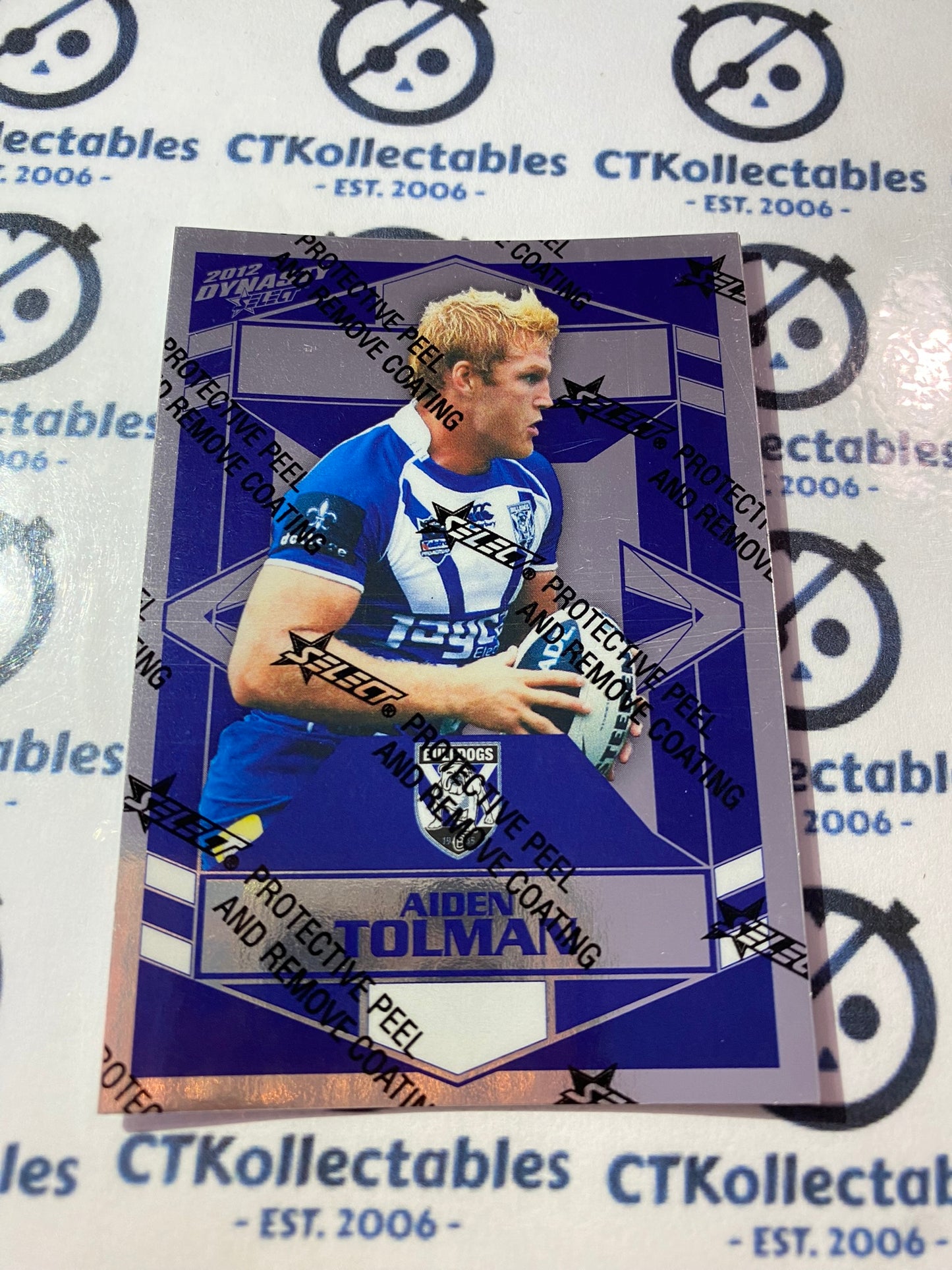 2012 NRL Select Dynasty Silver Parallel #SP39 Aiden Tolman Bulldogs