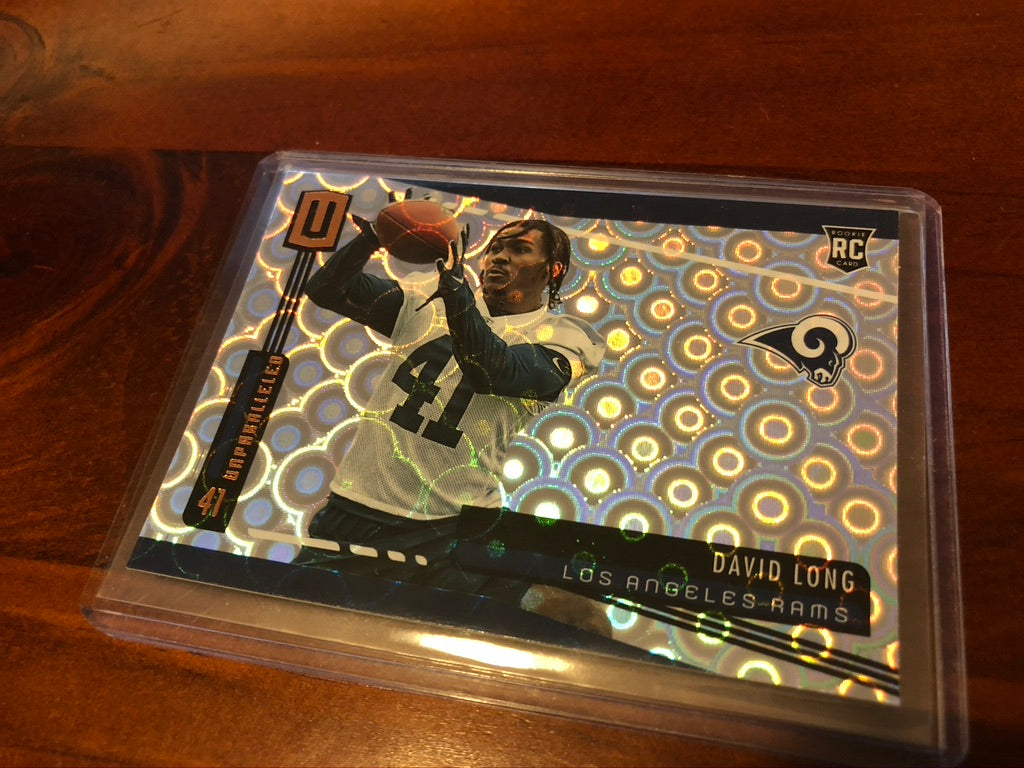 David Long GROOVE ROOKIE #260 2019 NFL Unparalleled