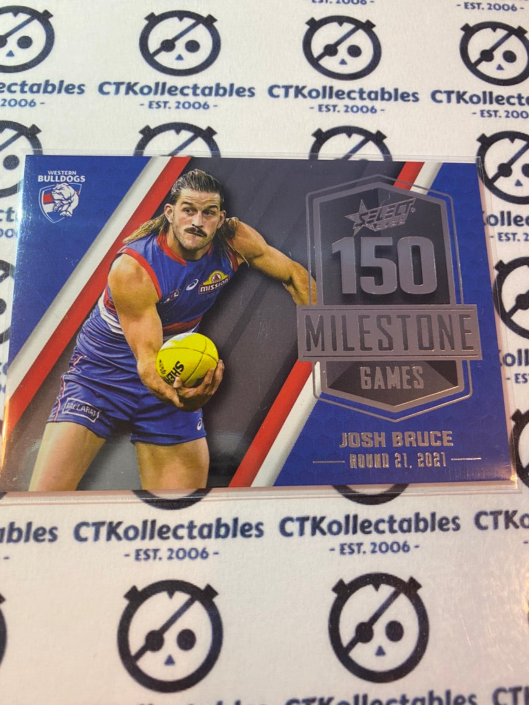 2022 AFL Footy Stars Milestone 150 games - Josh Bruce MG87