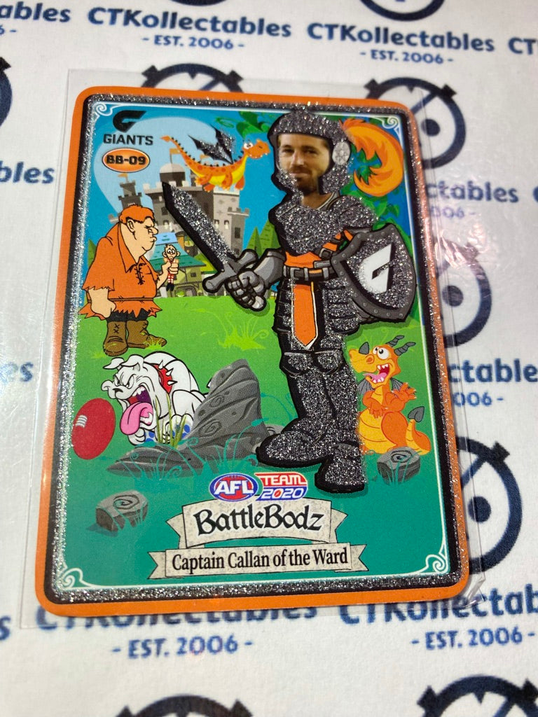 2020 AFL Teamcoach Callan Ward Battlebodz #BB-09 Gaints