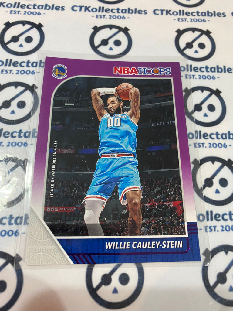 2019-20 NBA Hoops Purple Willie Cauley-Stein #169 Warriors