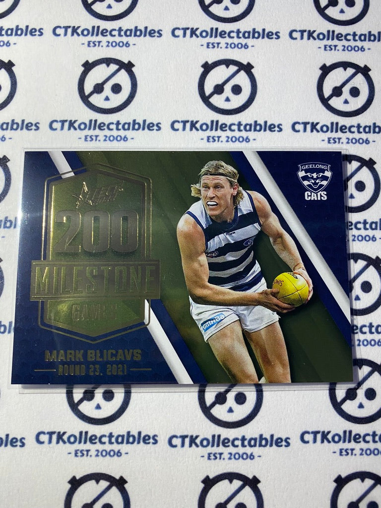 2022 AFL Footy Stars Milestone 200 games - Mark Blicavs MG34