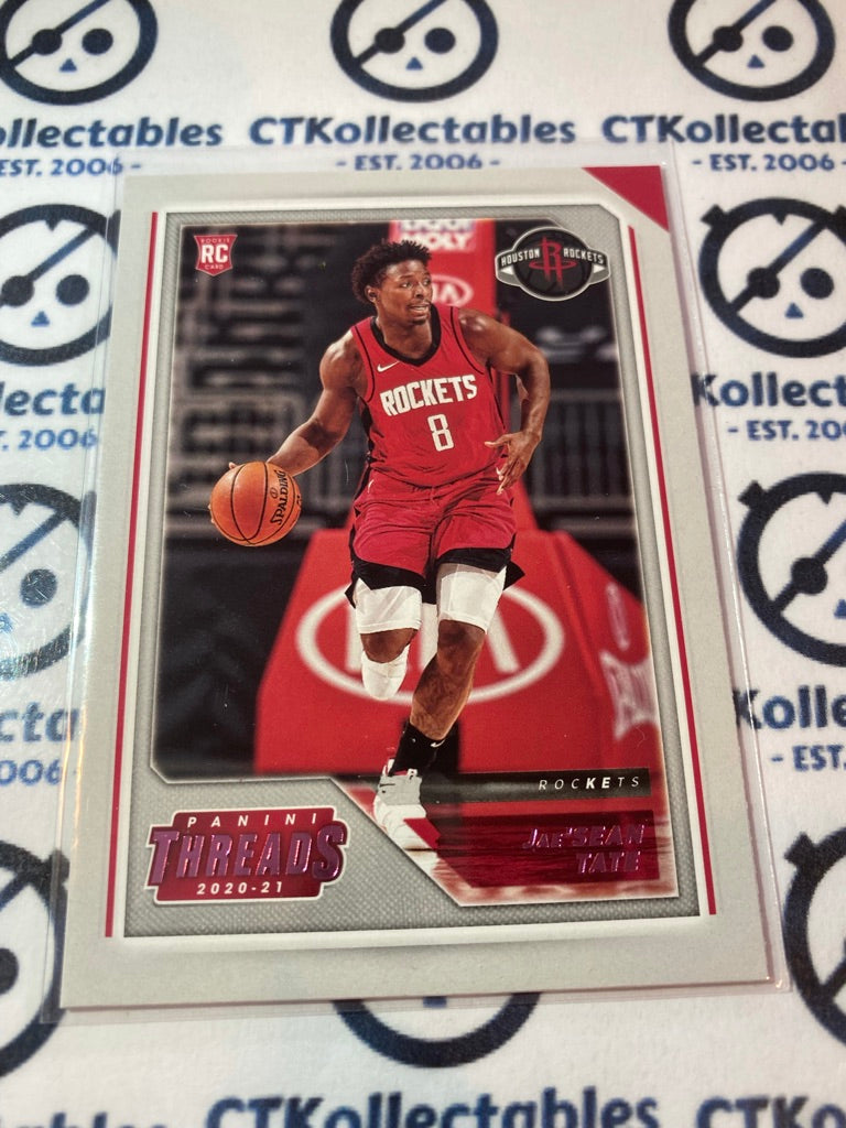 2020-21 NBA Panini Chronicles Threads Jae'sean Tate Pink RC #86 Rockets