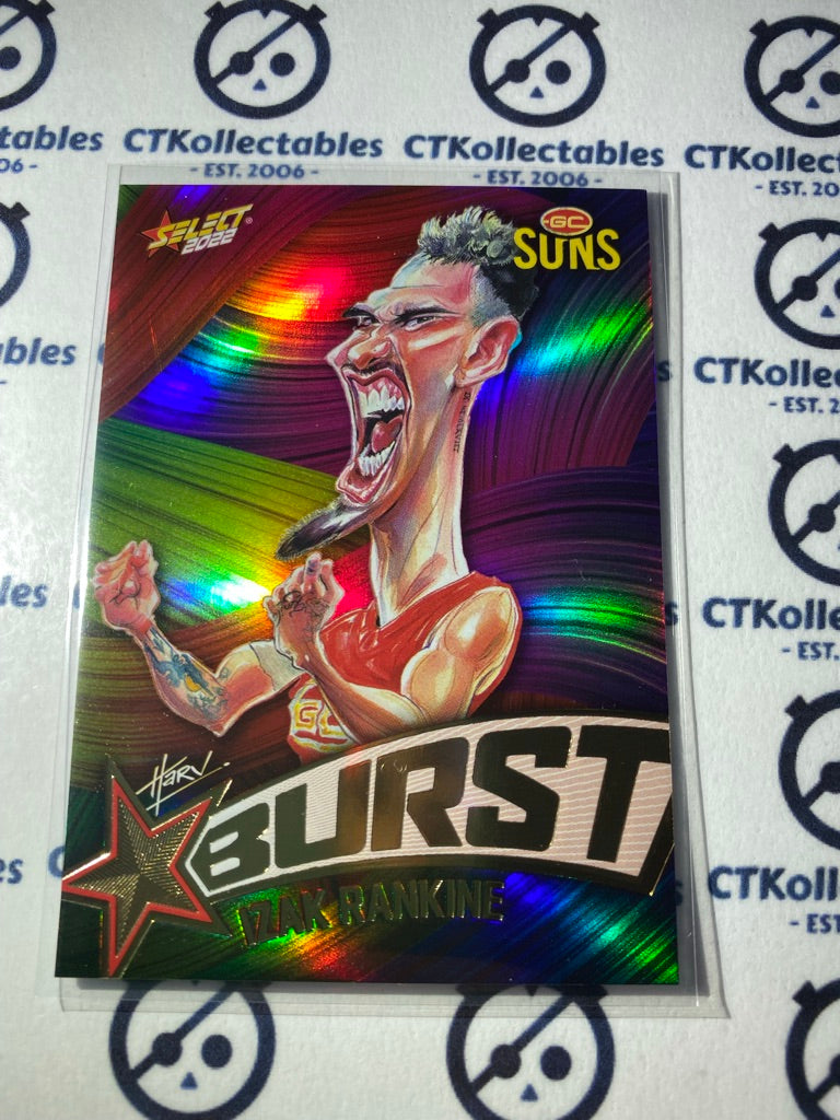 2022 AFL Footy Stars Starburst Paint - Izak Rankine SBP36