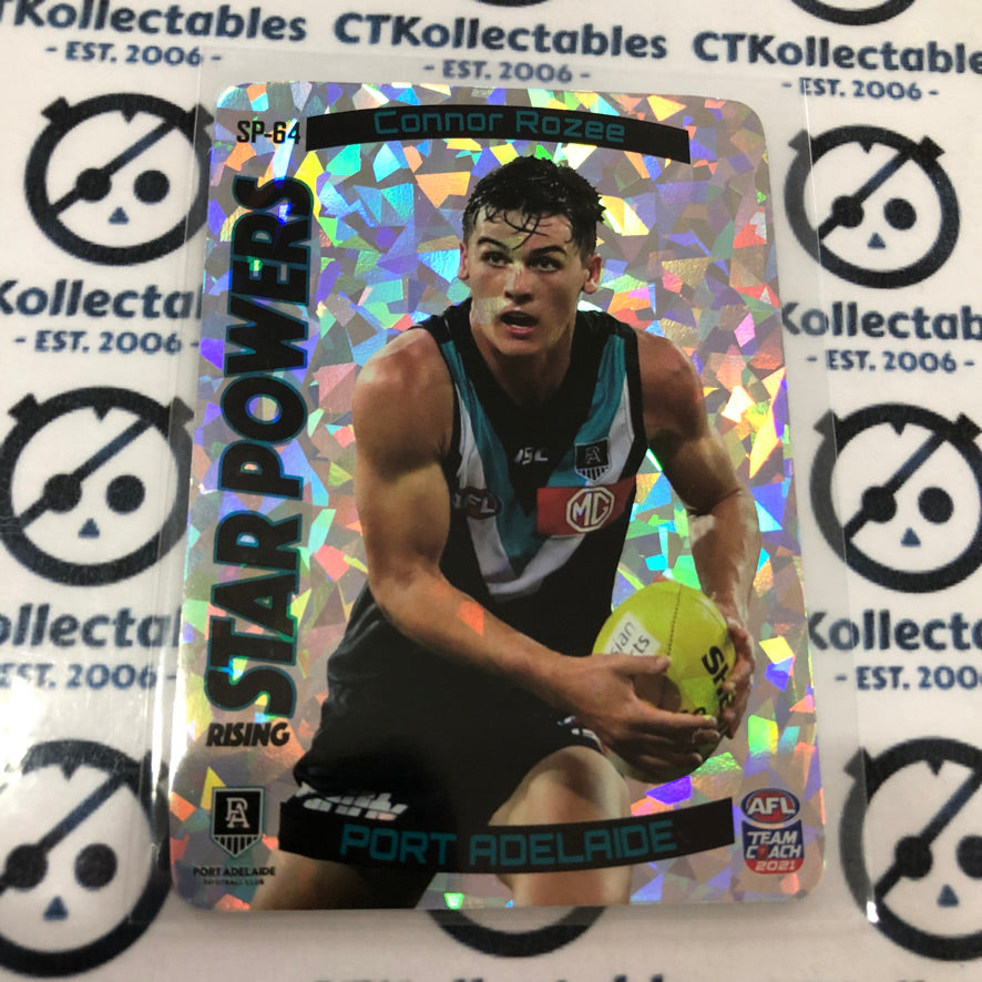 2021 AFL Teamcoach Star Powers Silver - Connor Rozee SP-64