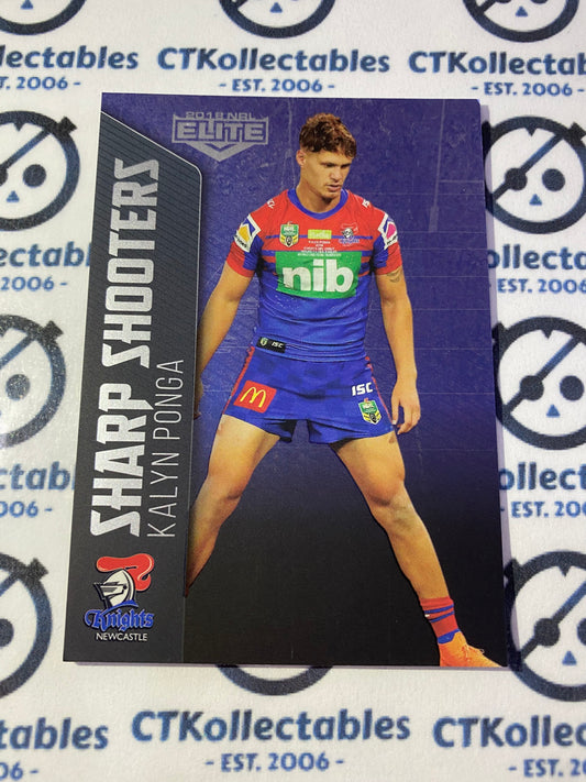 2018 NRL Elite Sharp Shooters Kalyn Ponga SSH 16/32 Knights