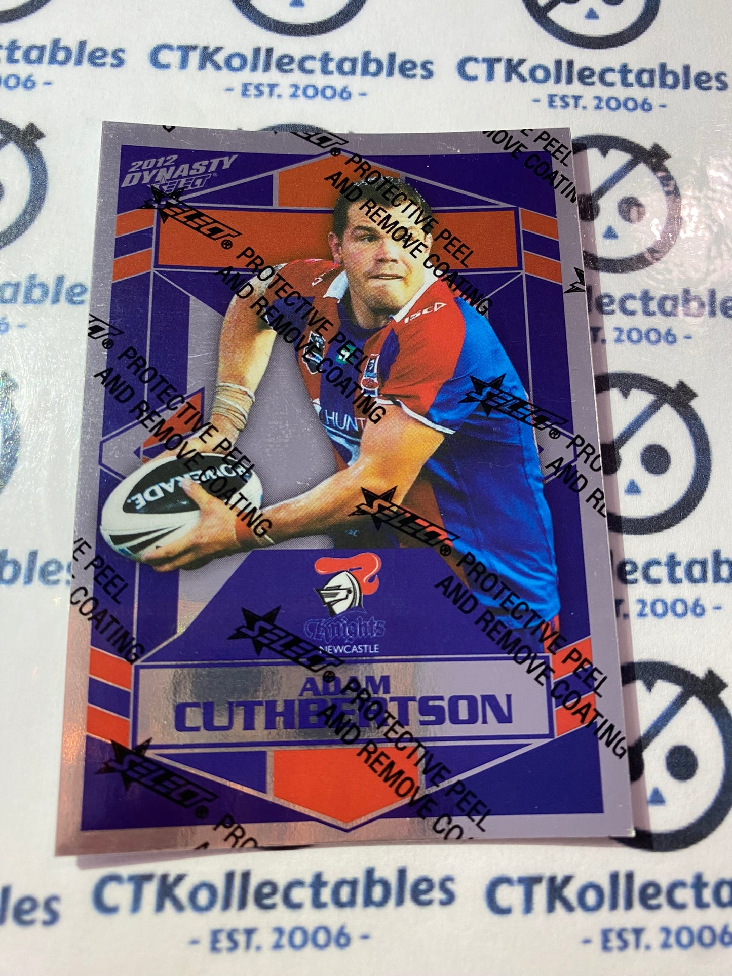 2012 NRL Select Dynasty Silver Parallel #SP92 Adam Cuthbertson Knights