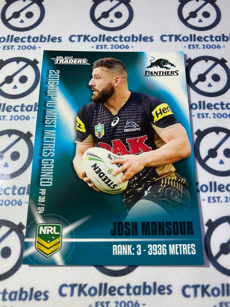 2017 NRL Traders Puzzle Piece Josh Mansour PP38/54 Panthers