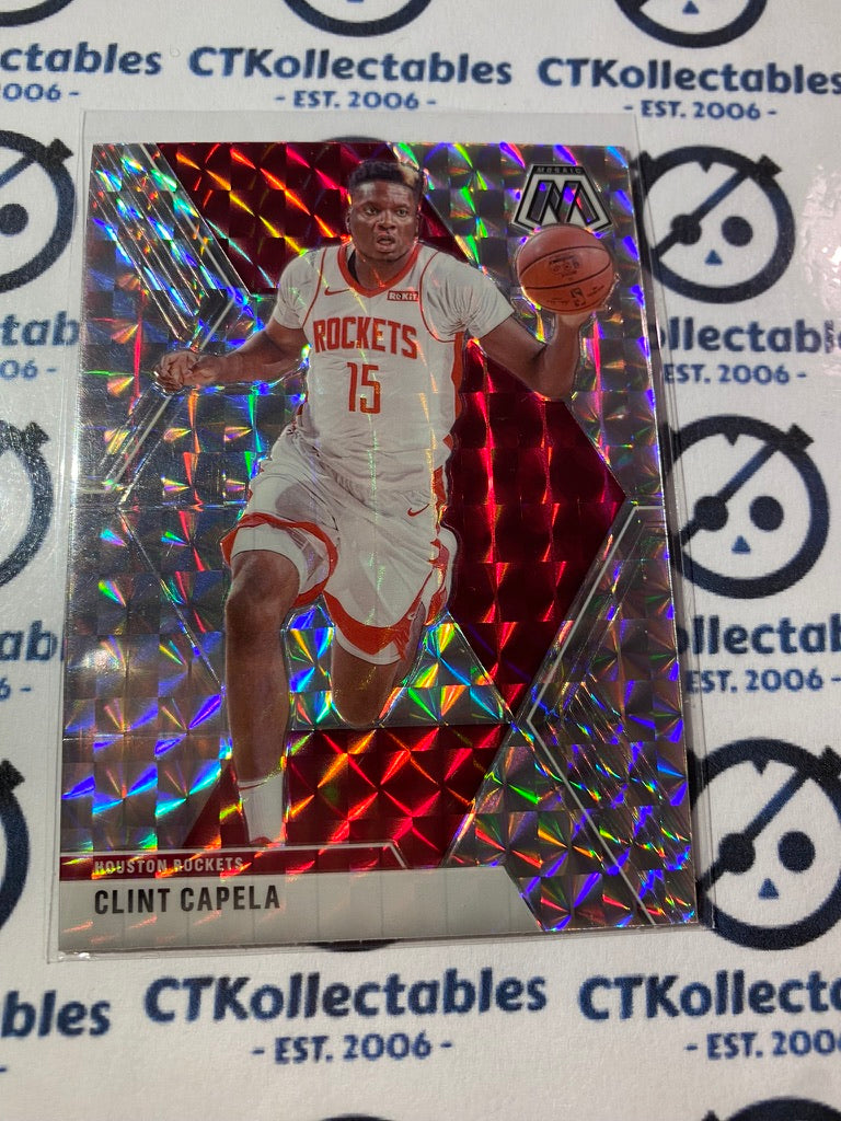 2019-20 Panini Mosaic Clint Capela Mosaic Silver Prizm #144 Rockets