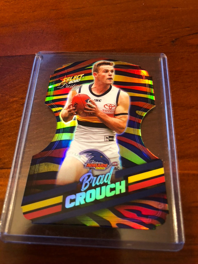 2020 AFL Select Prestige Brad Crouch Zebra Die-cut ZDC1