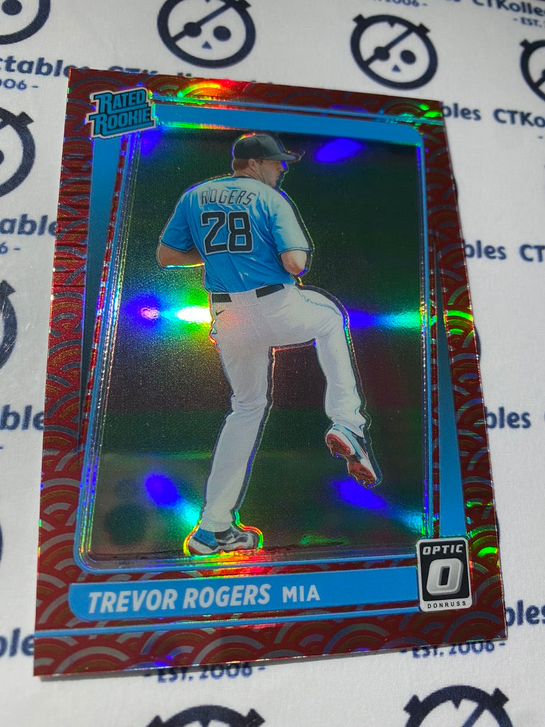 2021 Panini Donruss Optic Baseball Trevor Rogers Photon Prizm SSP