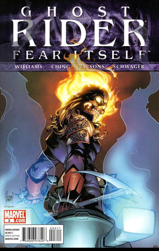 GHOST RIDER FEAR ITSELF # 3 Alejandra Jones FEMALE GHOST RIDER MARVEL COMIC BOOK 2011