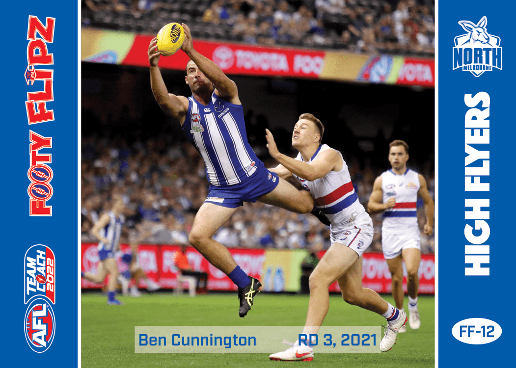 2022 AFL Teamcoach Footy Flipz North Melbourne Kangaroos FF-12