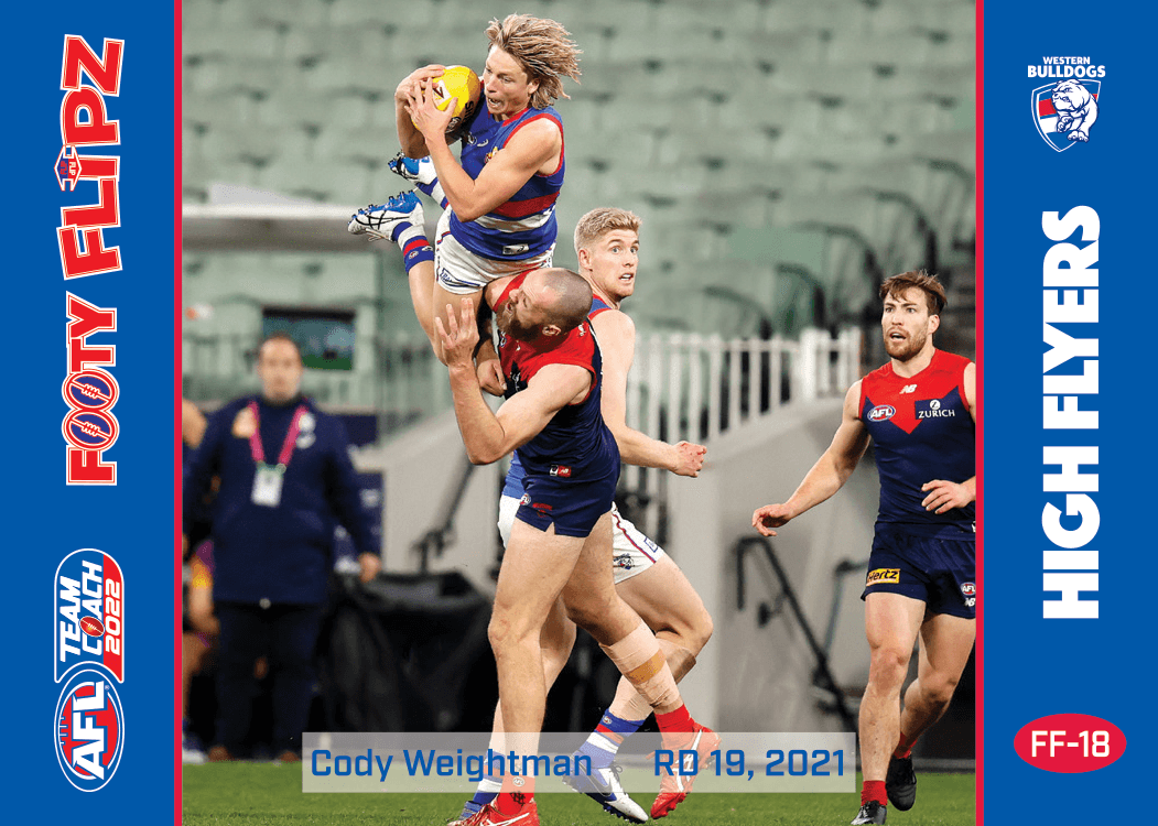 2022 AFL Teamcoach Footy Flipz Western Bulldogs FF-18