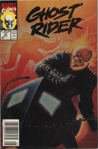 GHOST RIDER # 13 MARVEL COMIC BOOK 1991