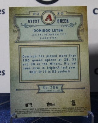 2020 TOPPS GYPSY QUEEN BASEBALL DOMINGO LEYBA # 286 ROOKIE ARIZONA DIAMONDBACKS