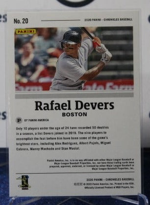 2020 PANINI CHRONICLES RAFAEL DEVERS # 20 BOSTON RED SOX BASEBALL