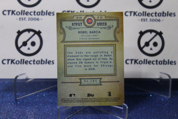 2020 TOPPS GYPSY QUEEN ROBEL GARCIA # 284 ROOKIE CHICAGO CUBS BASEBALL