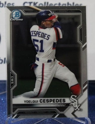 2021 BOWMAN CHROME YOELQUI CESPEDES # BCP-178 PROSPECTS CHICAGO WHITE SOX BASEBALL
