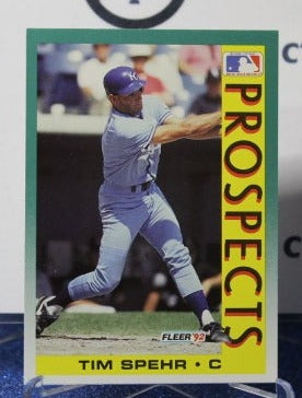 1992 FLEER PROSPECTS TIM SPEHR # 674 KANSAS CITY ROYALS BASEBALL