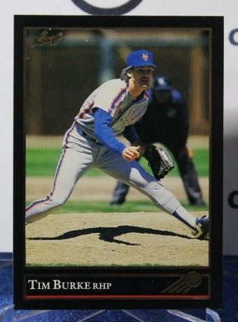 1992 LEAF BLACK/GOLD TIM BURKE # 44 NEW YORK METS BASEBALL
