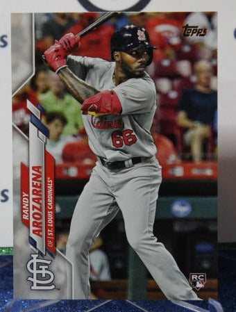 2020 TOPPS RANDY AROZARENA # 229 ROOKIE ST. LOUIS CARDINALS CARD
