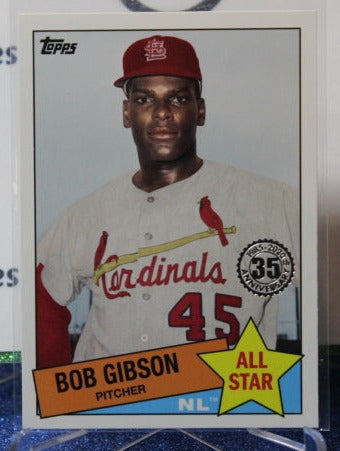 2020 TOPPS 35th ANNIVERSARY BOB GIBSON # 85AS-26 ALL STAR ST. LOUIS CARDINALS CARD