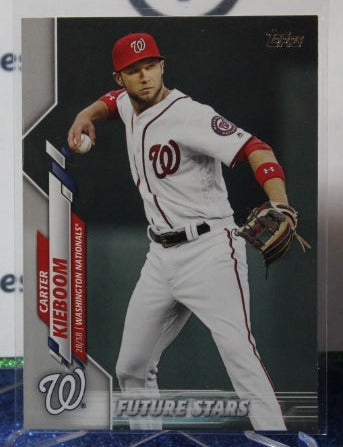 2020 TOPPS CARTER KIEBOOM # 440 FUTURE STARS WASHINGTON NATIONALS BASEBALL