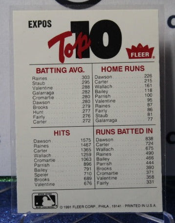 1991 FLEER TEAM LOGO STICKER CHECKLIST  BASEBALL