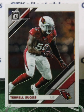 2019 PANINI DONRUSS TERRELL SUGGS # 100 FOIL NFL CARDINALS GRIDIRON CARD