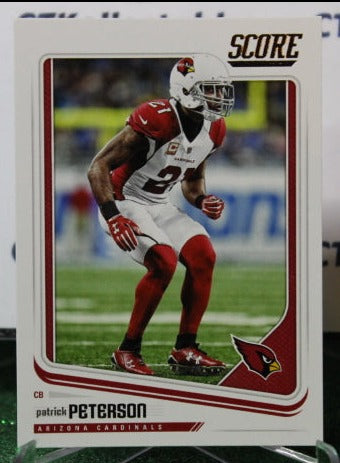 2018 PANINI SCORE PATRICK PETERSON # 7 NFL CARDINALS GRIDIRON CARD
