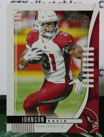 2019 PANINI ABSOLUTE DAVID JOHNSON # 98 NFL CARDINALS GRIDIRON CARD