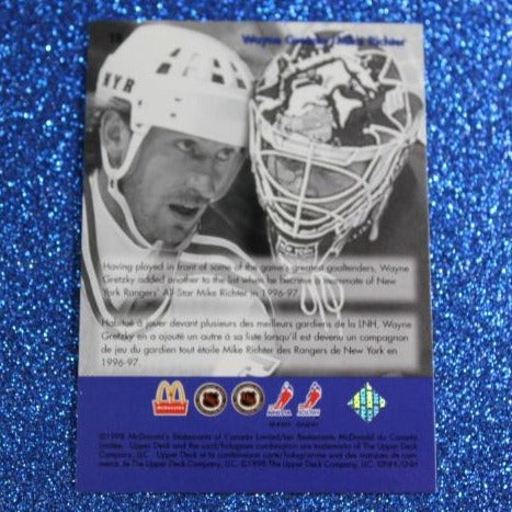 1998 WAYNE GRETZKY # T8 McDONALD'S TEAMMATES FOIL UPPER DECK OILERS / KINGS / RANGERS NHL