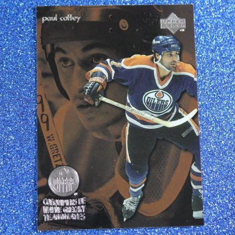 1998 WAYNE GRETZKY # T10 McDONALD'S TEAMMATES FOIL UPPER DECK OILERS / KINGS / RANGERS NHL