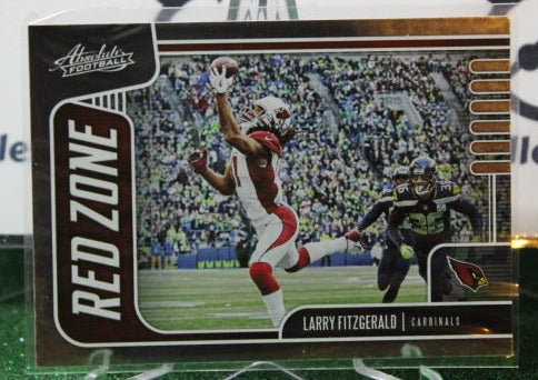 2019 PANINI ABSOLUTE LARRY FITZGERALD # 1 RED ZONE FOIL NFL CARDINALS GRIDIRON CARD