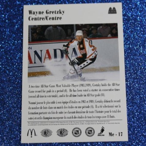 WAYNE GRETZKY # Mc 17 McDONALD'S UPPER DECK 1991 L A KINGS NHL
