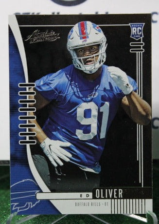 2019 PANINI ABSOLUTE ED OLIVER # 144 ROOKIE NFL BUFFALO BILLS GRIDIRON CARD