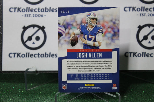 2019 PANINI PRESTIGE JOSH ALLEN # 28 NFL BUFFALO BILLS GRIDIRON CARD