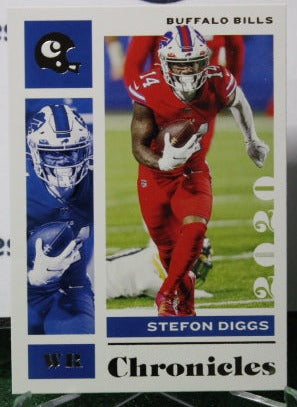 2020 PANINI CHRONICLES STEFON DIGGS # 11 NFL BUFFALO BILLS GRIDIRON CARD