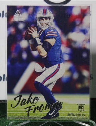 2020 PANINI CHRONICLES LUMINANCE JAKE FROMM # 209 ROOKIE NFL BUFFALO BILLS GRIDIRON CARD